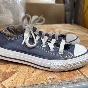 Converse All Star Kids Navy Canvas Sneakers size 11 toddler